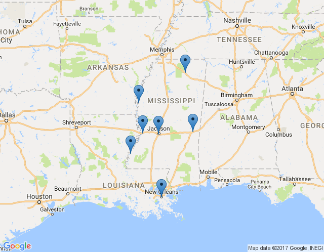 Map of Greenville