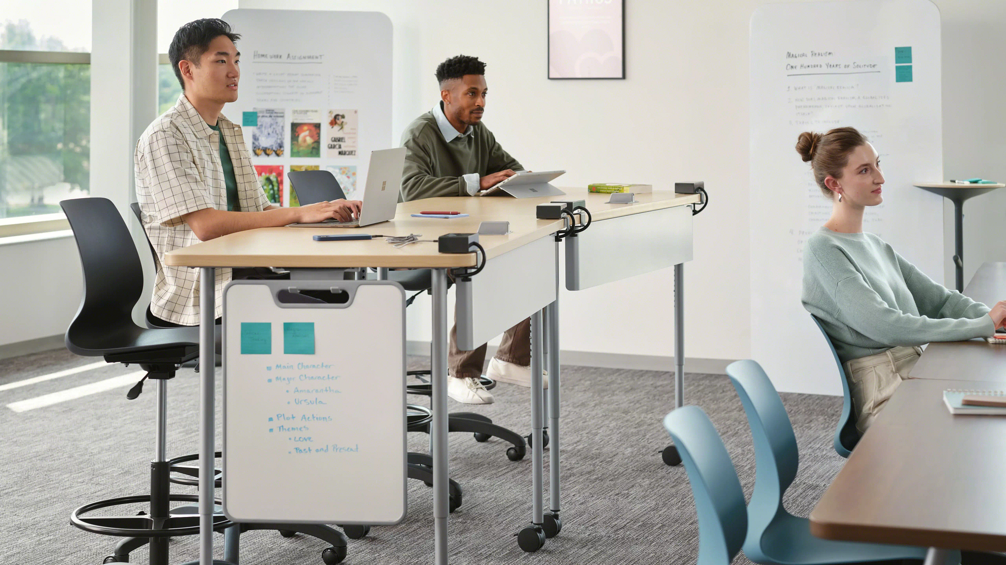 Steelcase-furnished classroom